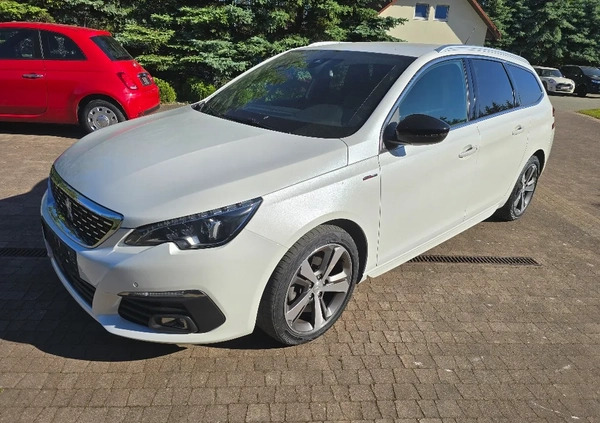 Peugeot 308 cena 48900 przebieg: 144000, rok produkcji 2019 z Rzeszów małe 407